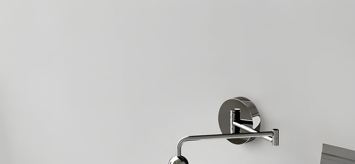 Adjustable Arm Glass Wall Light