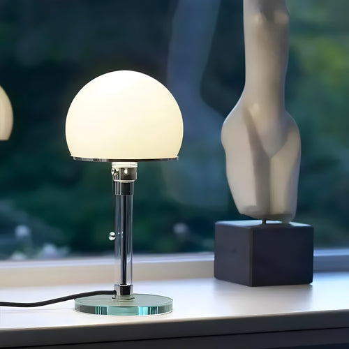 Bauhaus Glass Table Lamp