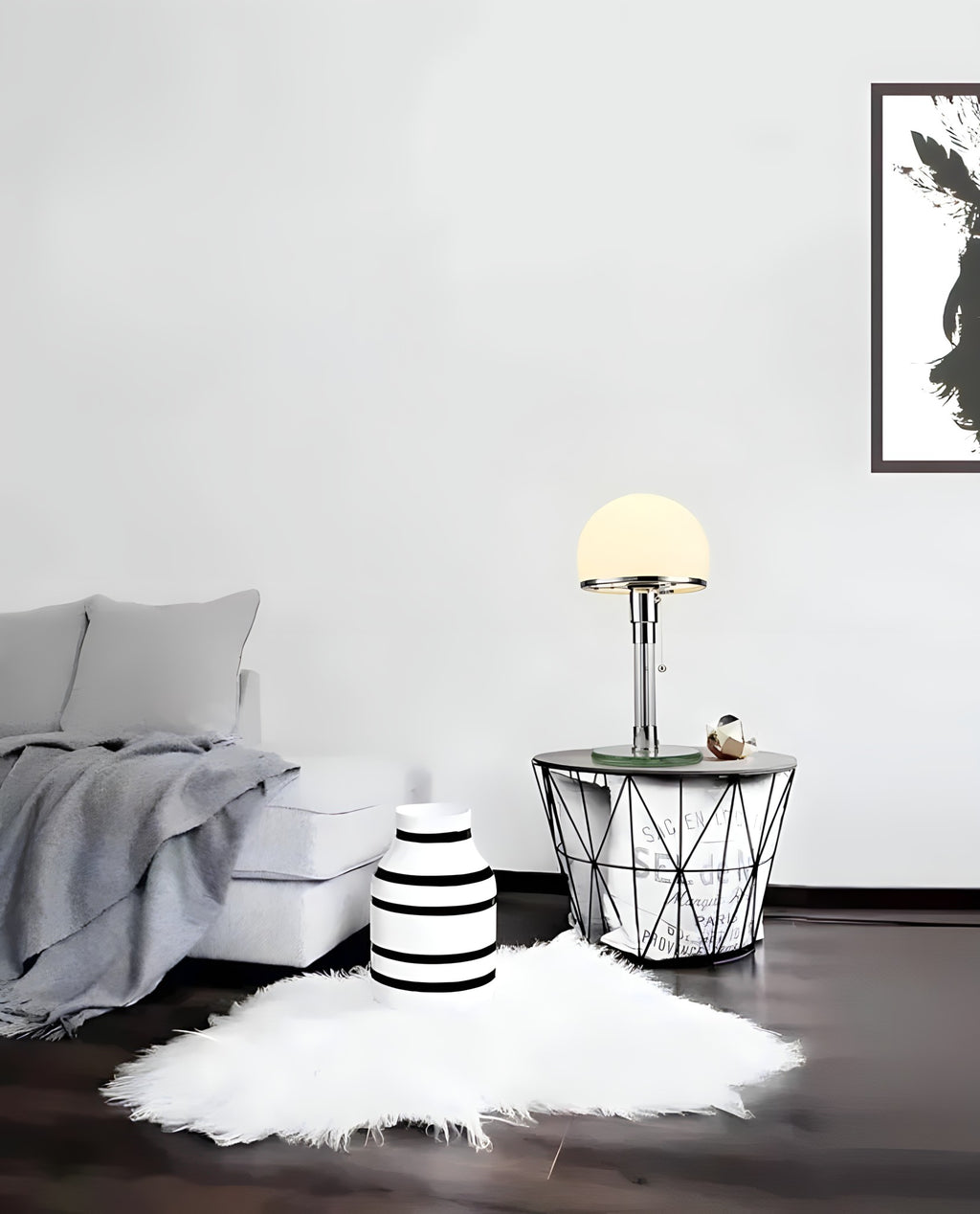 Bauhaus Glass Table Lamp