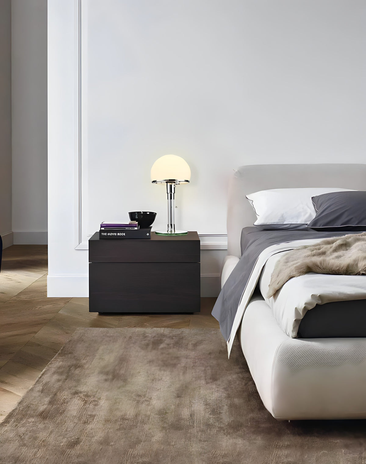 Bauhaus Glass Table Lamp