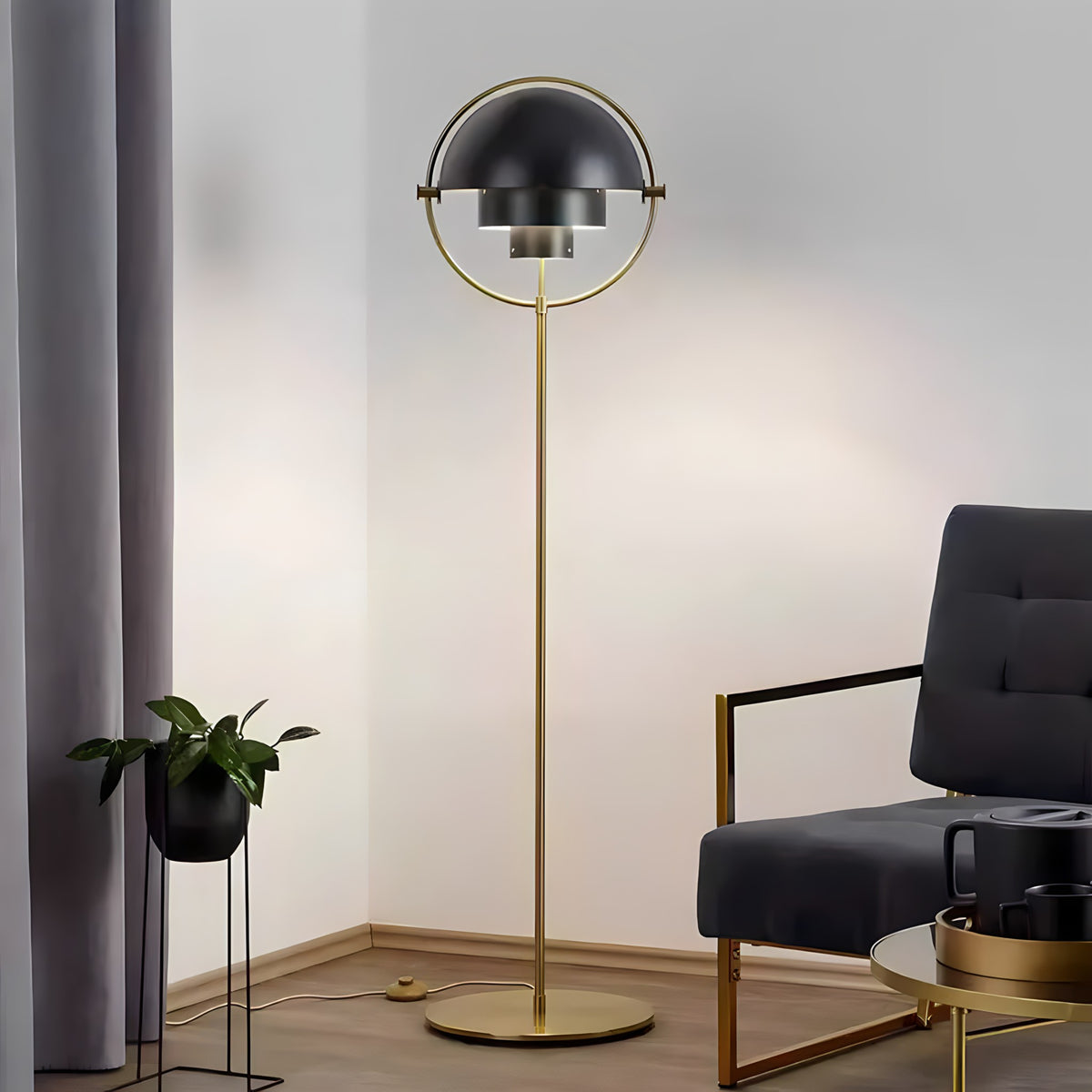 Danish Rotary Floor Lamp