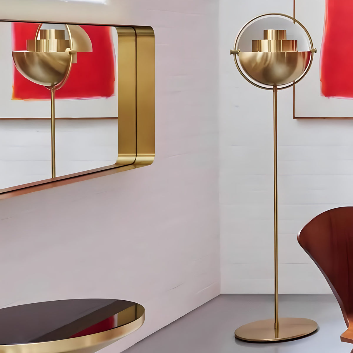 Danish Rotary Floor Lamp