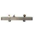 Slate-Top Stainless Steel TV Unit by Chrome Pieces