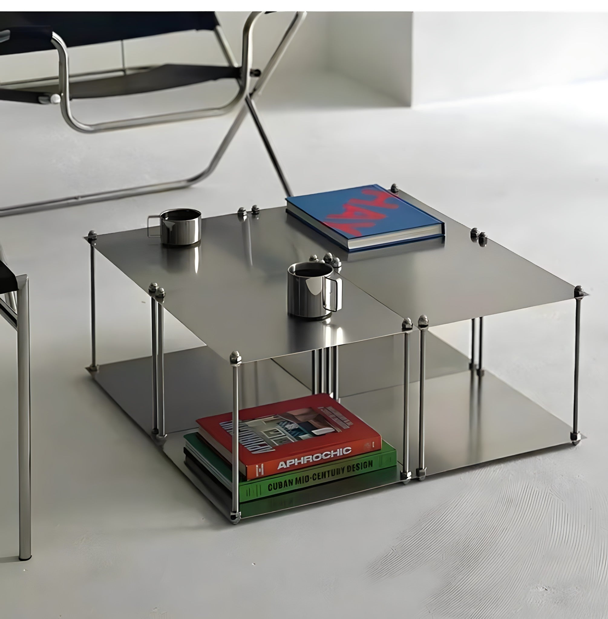 Tiered Stainless Steel Display Stand, view 7