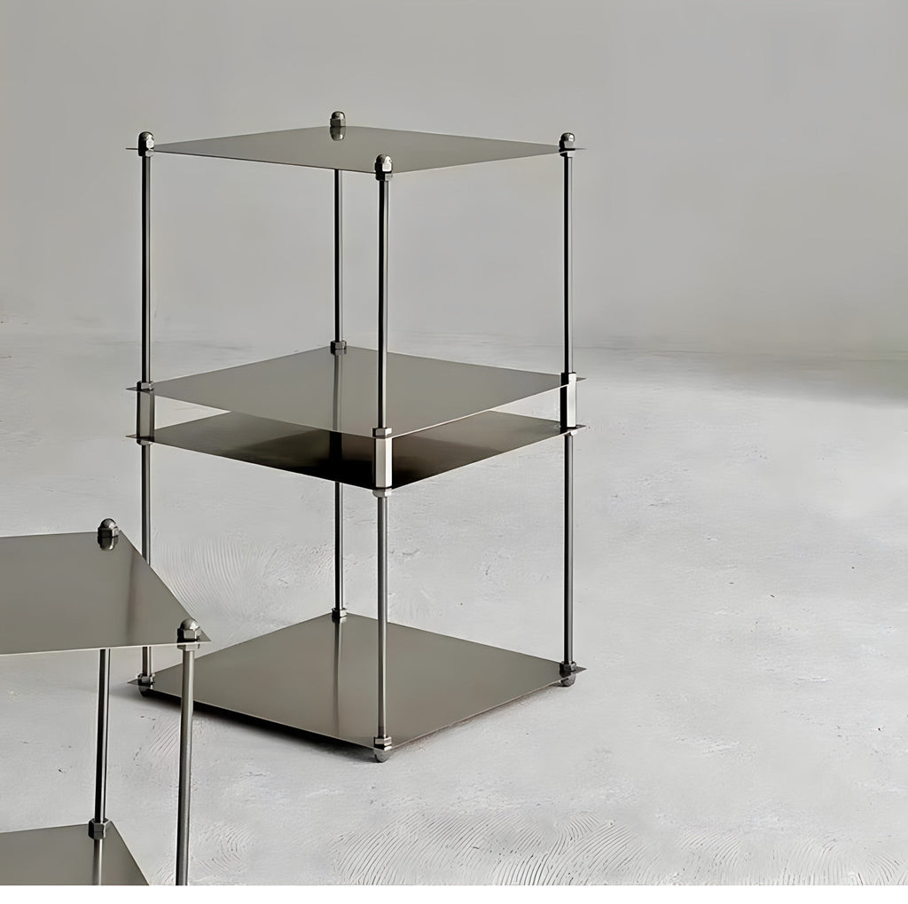 Tiered Stainless Steel Display Stand, view 9