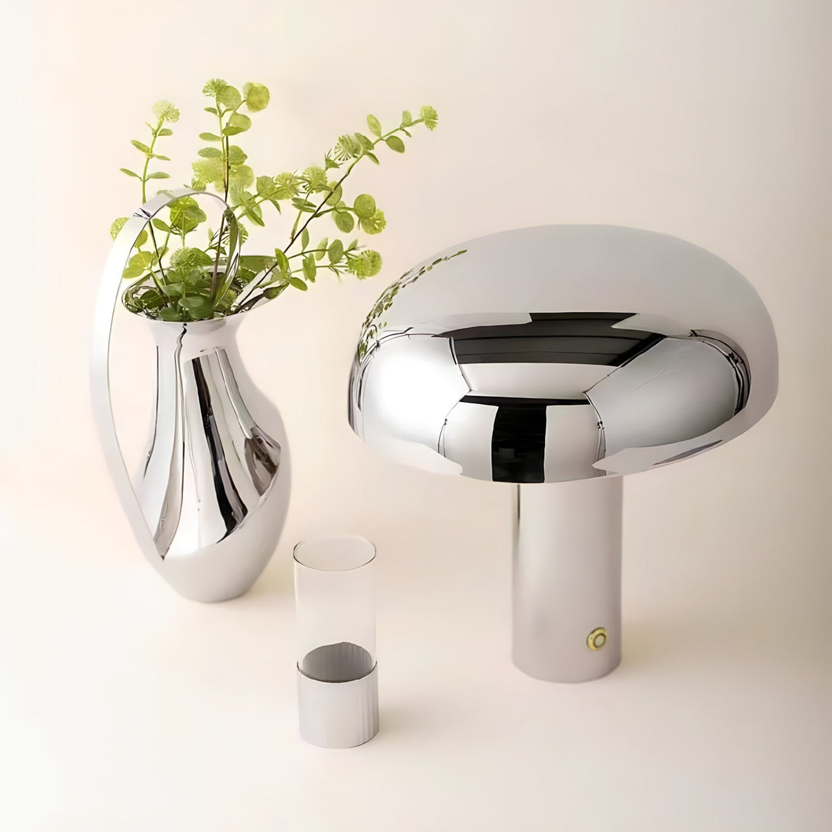 Stainless Steel Bedside Table Lamp, view 6