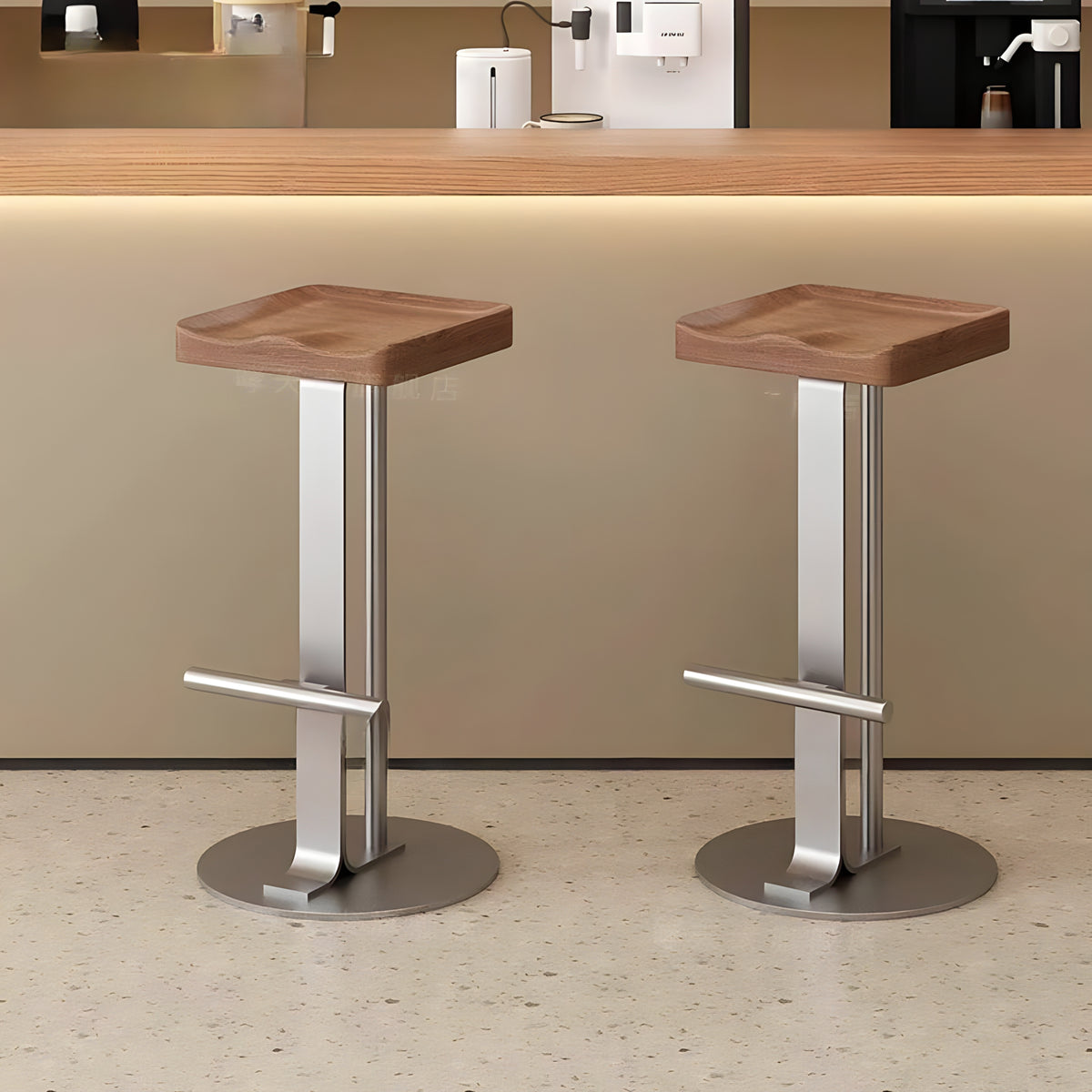 Industrial Metal Bar Stool
