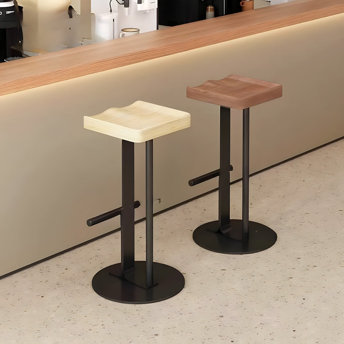 Industrial Metal Bar Stool