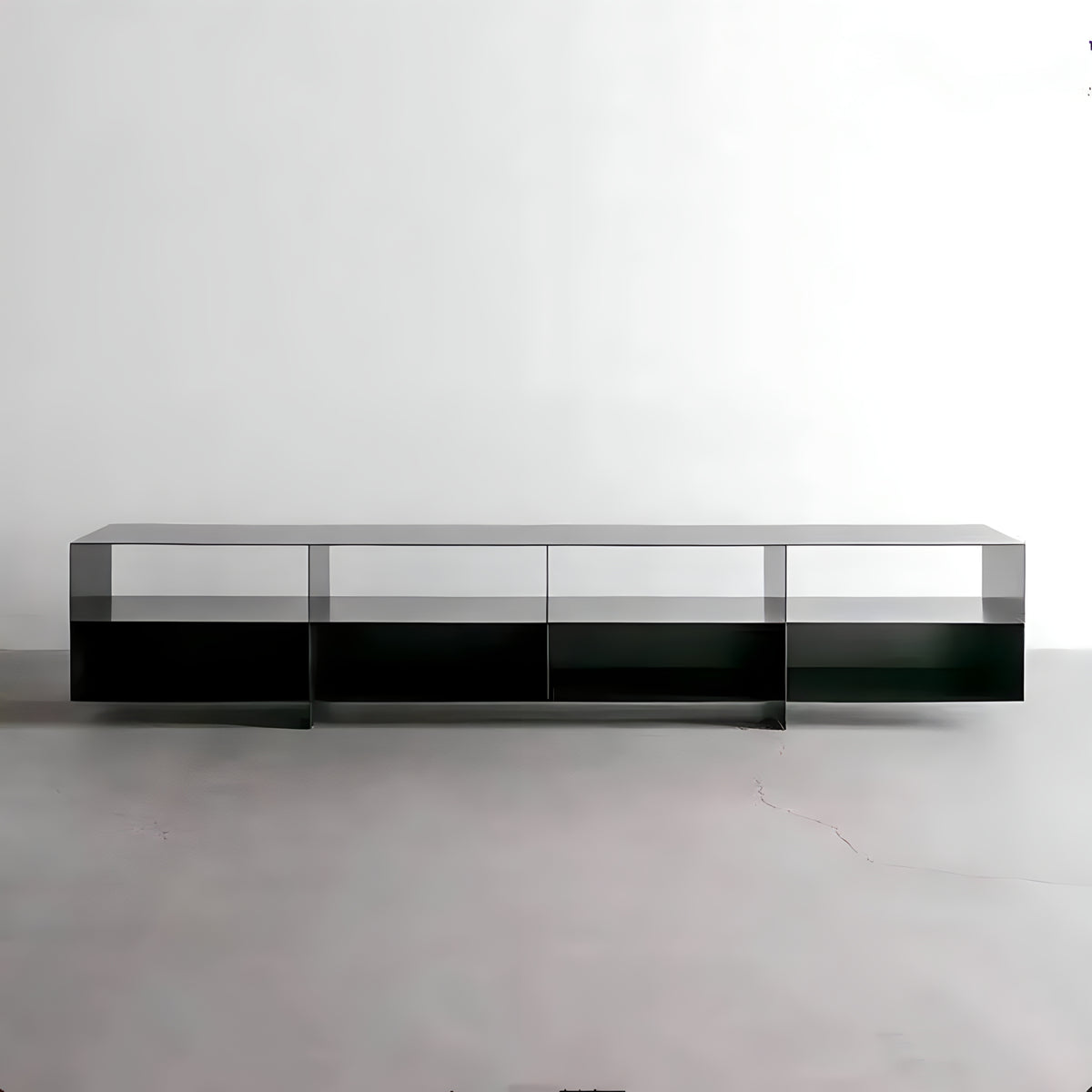 Metal-Leg Minimalist TV Stand