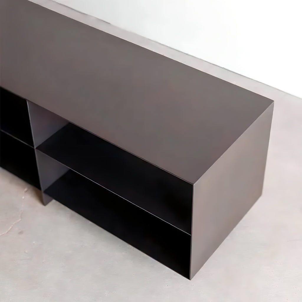 Metal-Leg Minimalist TV Stand