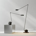 Minimalist Black Floor Reading Lamp
