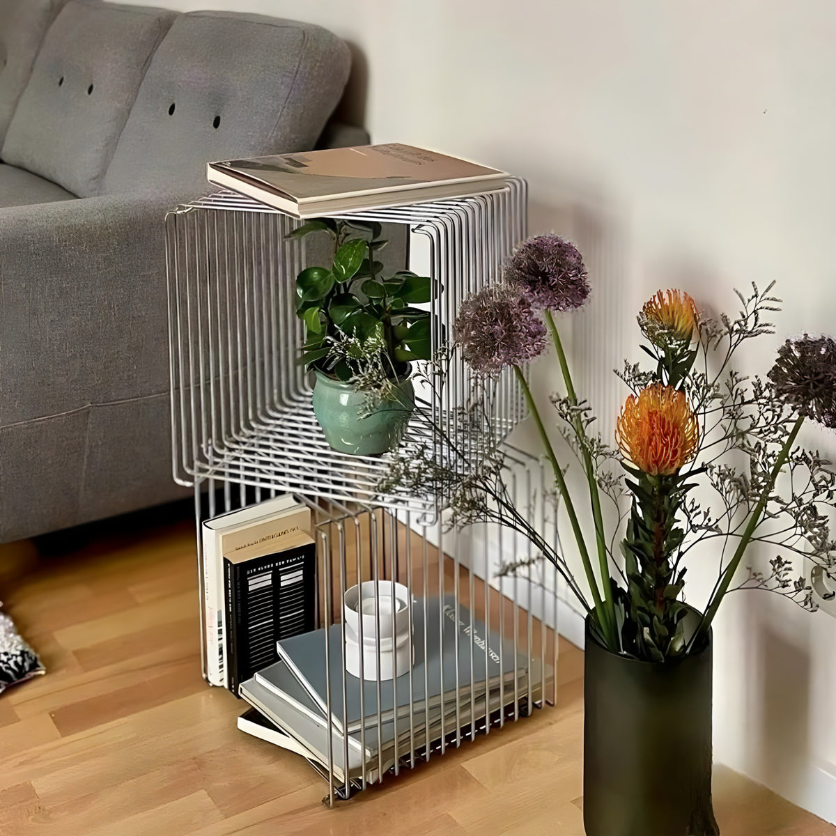 Minimalist Metal Wall Shelf