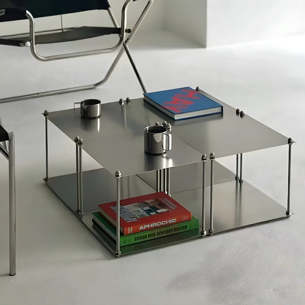Minimalist Stainless Steel Wall Shelf