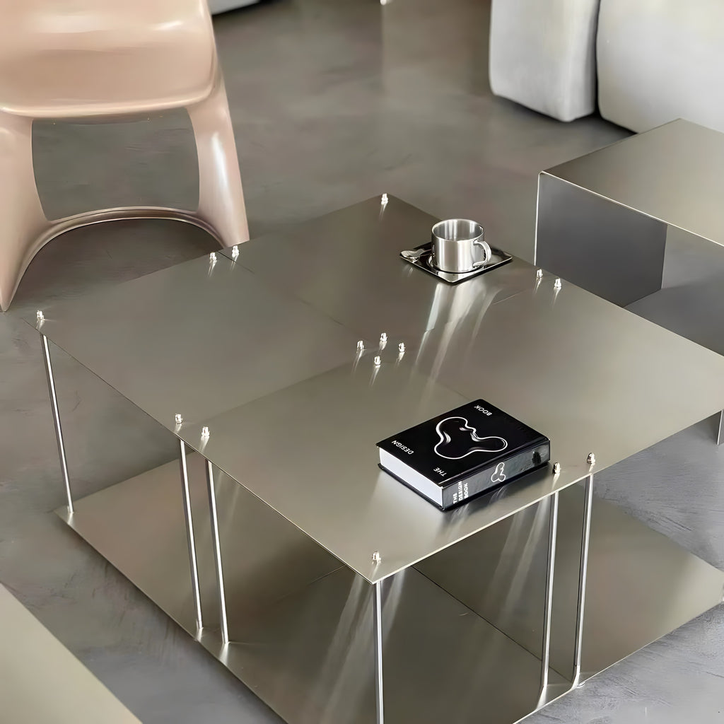 Minimalist Stainless Steel Wall Shelf