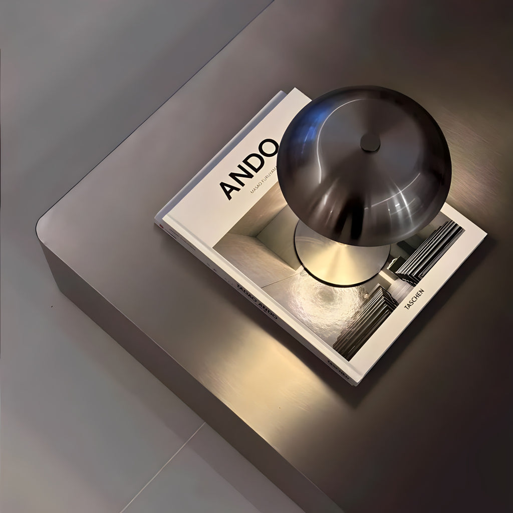 Mirror-Polished Square Coffee Table