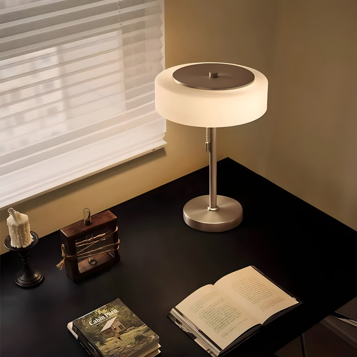 Nordic Glass Shade Table Lamp