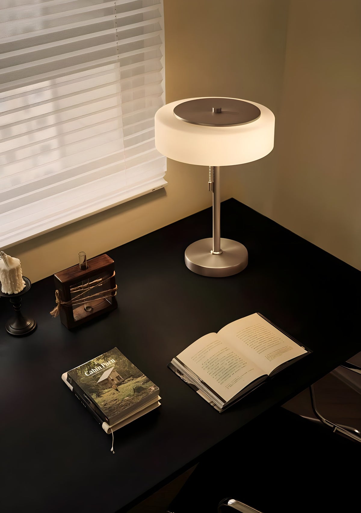 Nordic Glass Shade Table Lamp