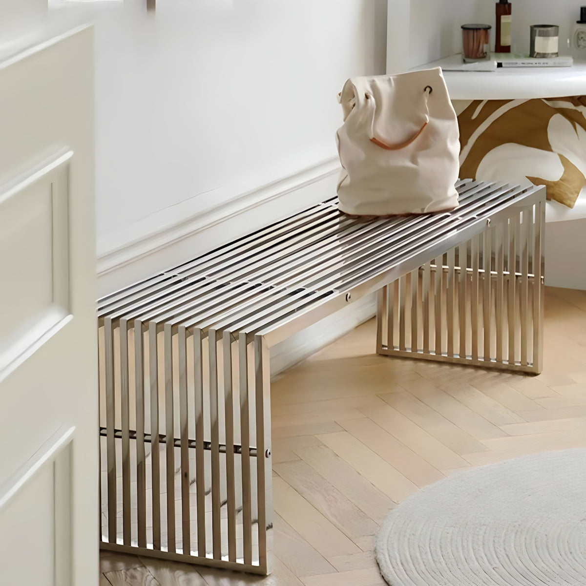 Nordic Stainless Steel Stool
