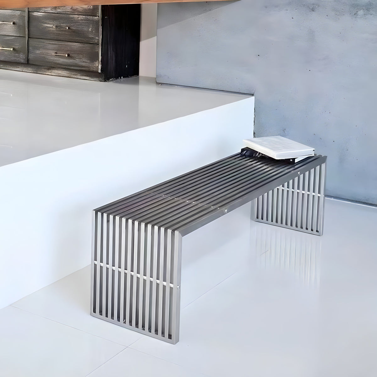 Nordic Stainless Steel Stool