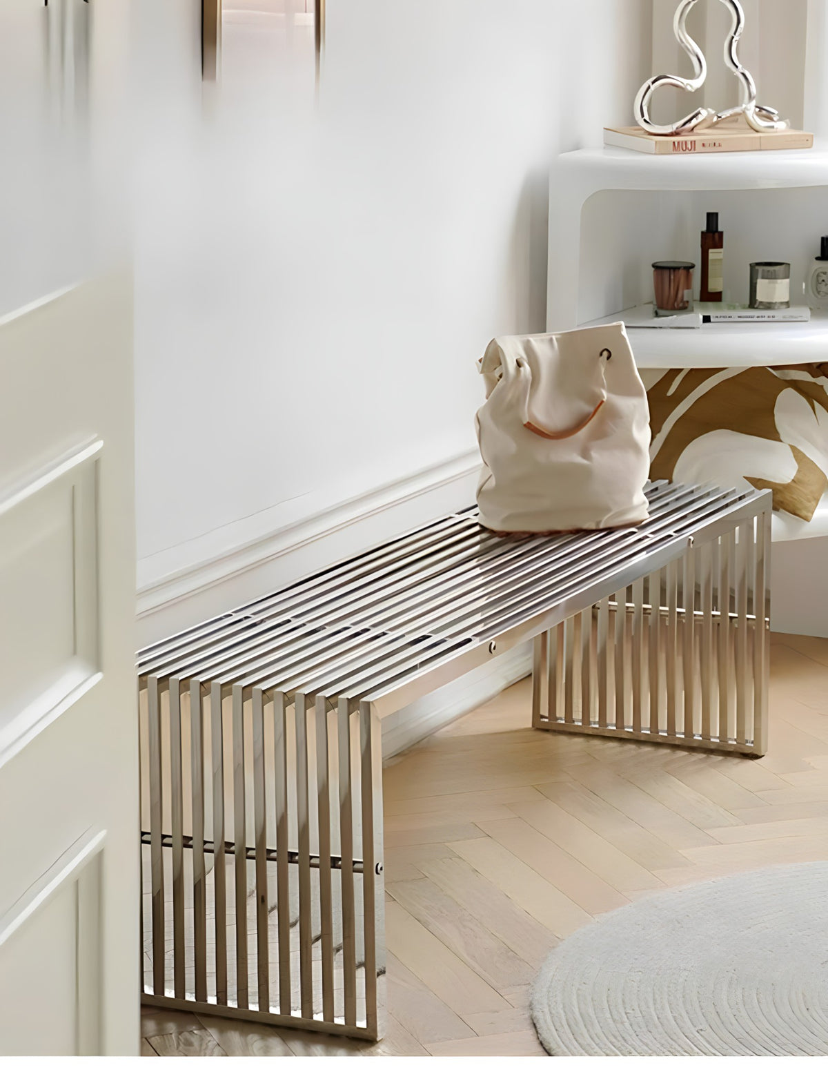 Nordic Stainless Steel Stool