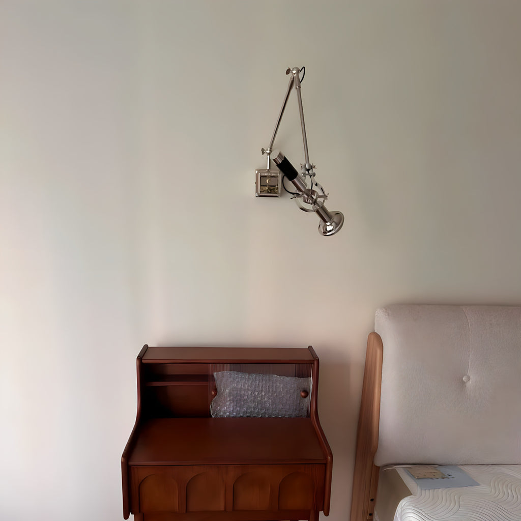 Rotatable Chrome Wall Sconce