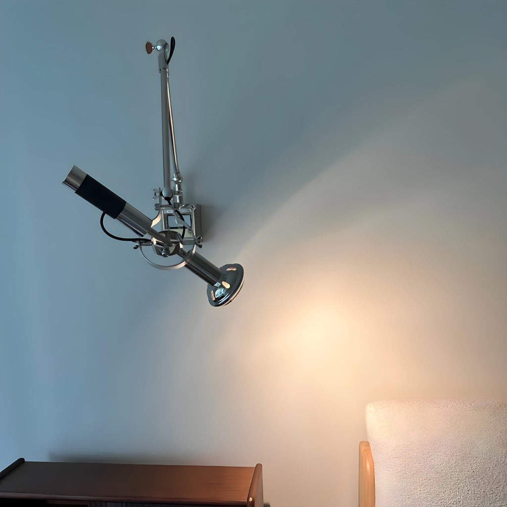 Rotatable Chrome Wall Sconce
