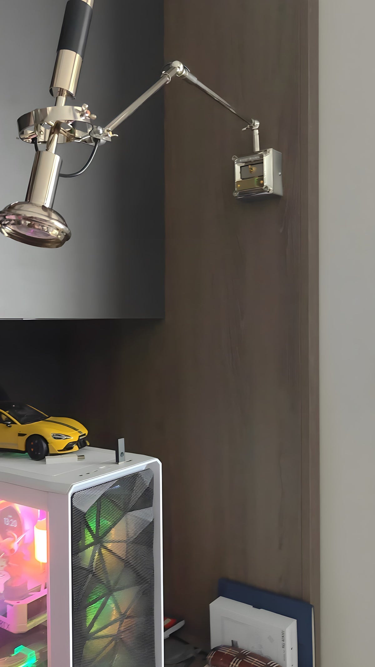 Rotatable Chrome Wall Sconce