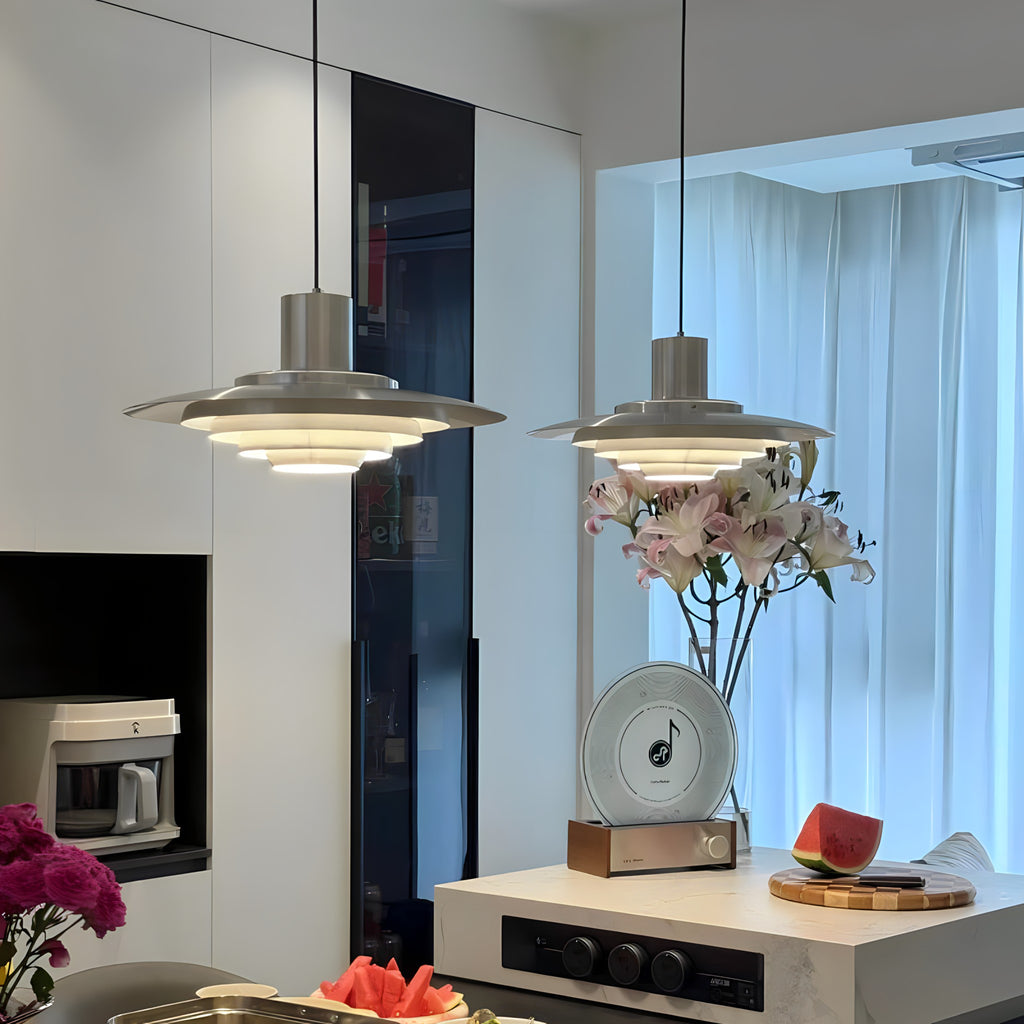 Saucer Dome Aluminium Pendant Light