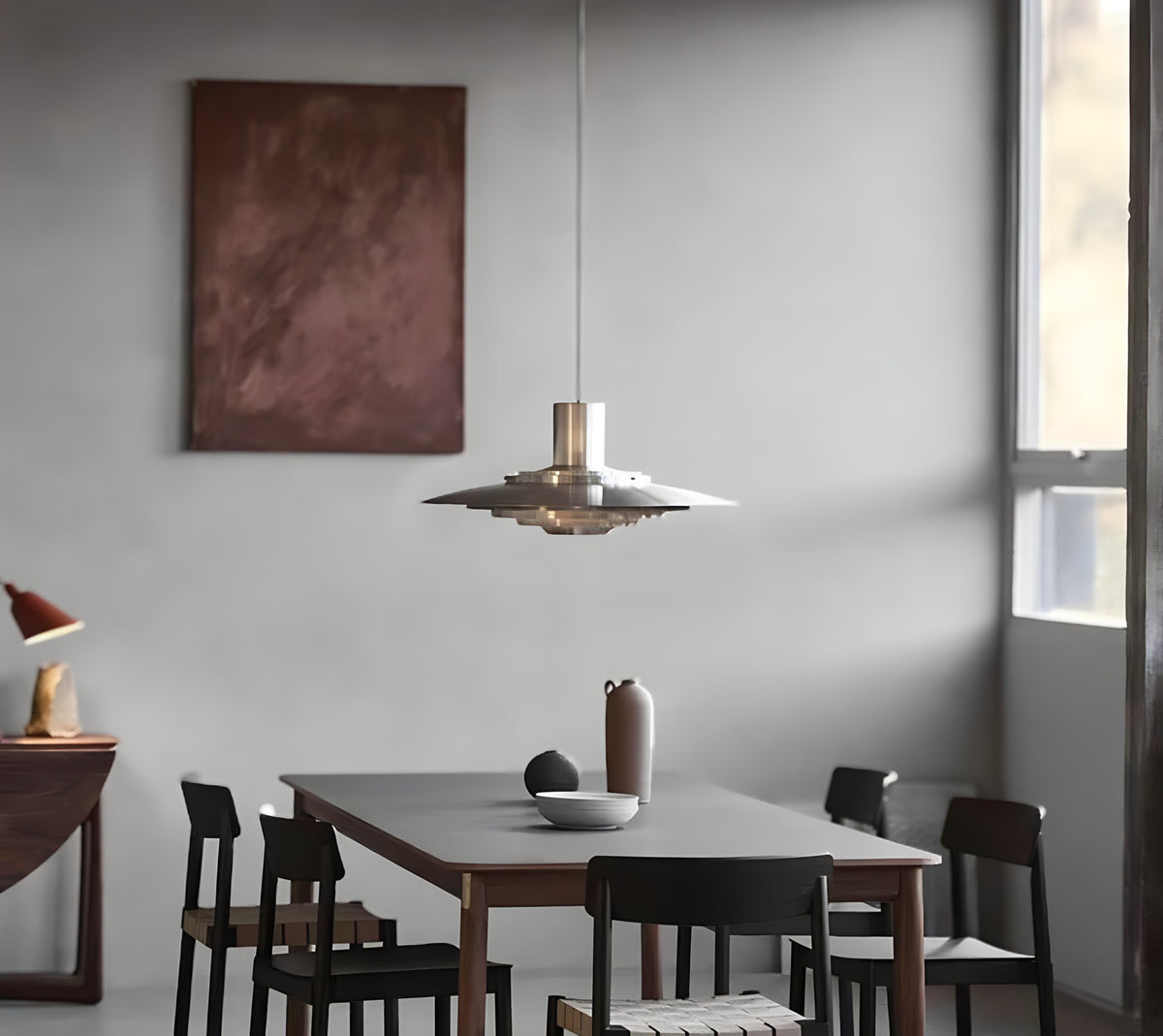 Saucer Dome Aluminium Pendant Light