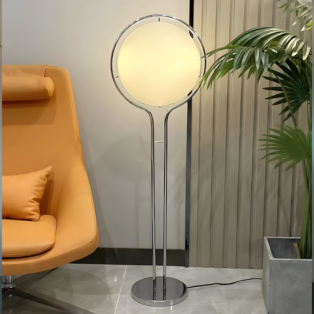 Sculptural Acrylic Ball Floor Lamp