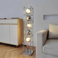 Sculptural Chrome Floor Lamp
