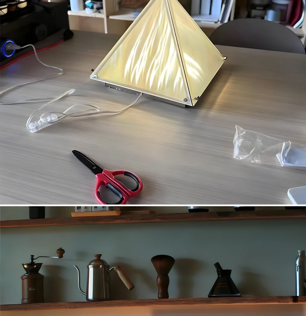 Sculptural Designer Table Lamp