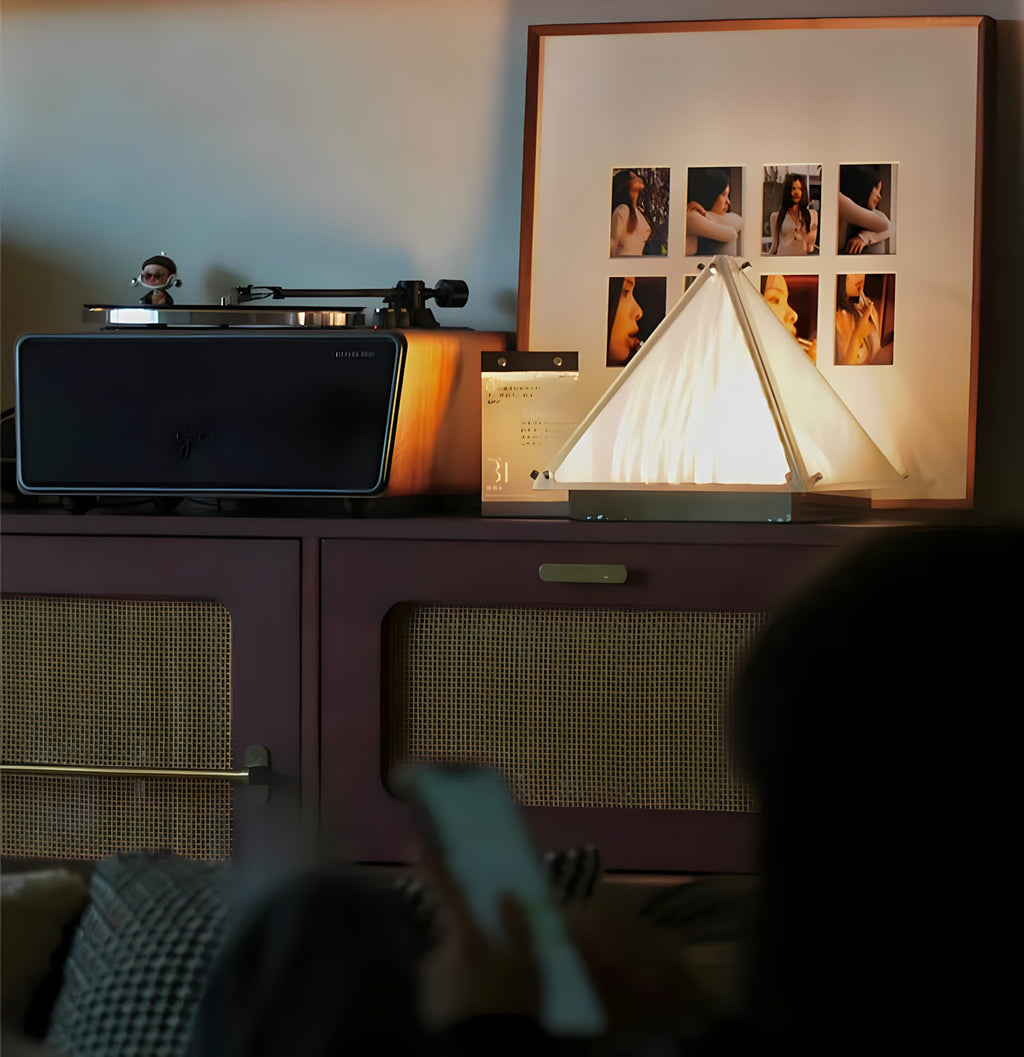 Sculptural Designer Table Lamp