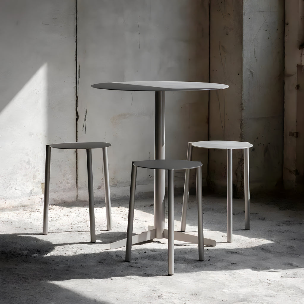 Stackable Stainless Steel Dining Chair