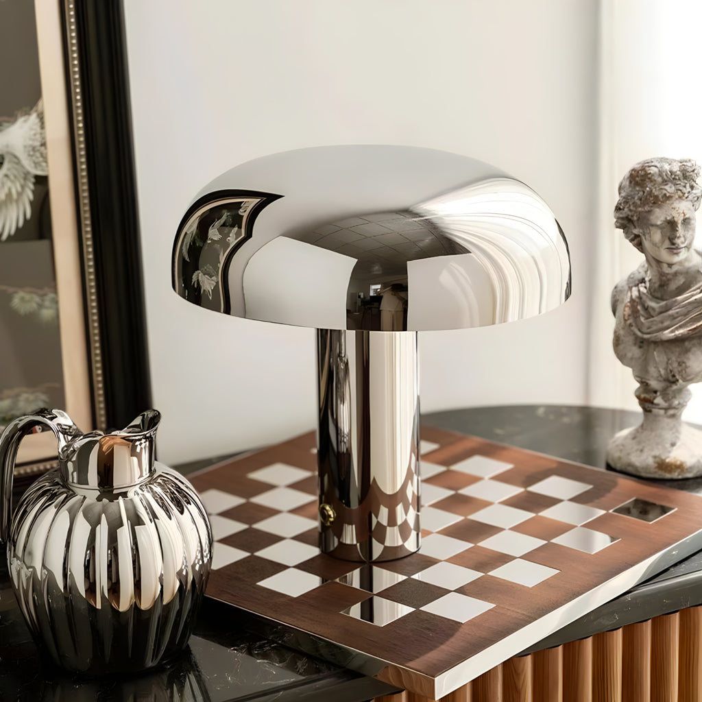 Stainless Steel Bedside Table Lamp