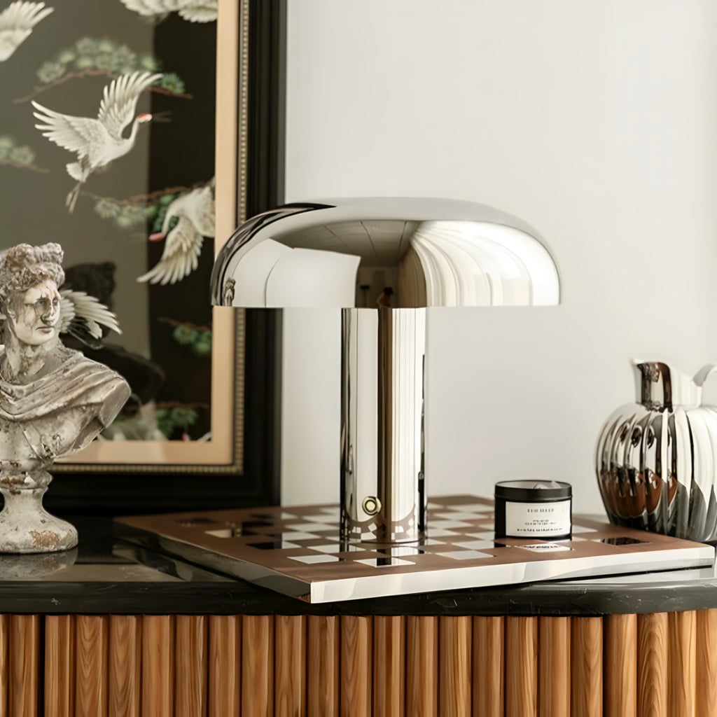 Stainless Steel Bedside Table Lamp