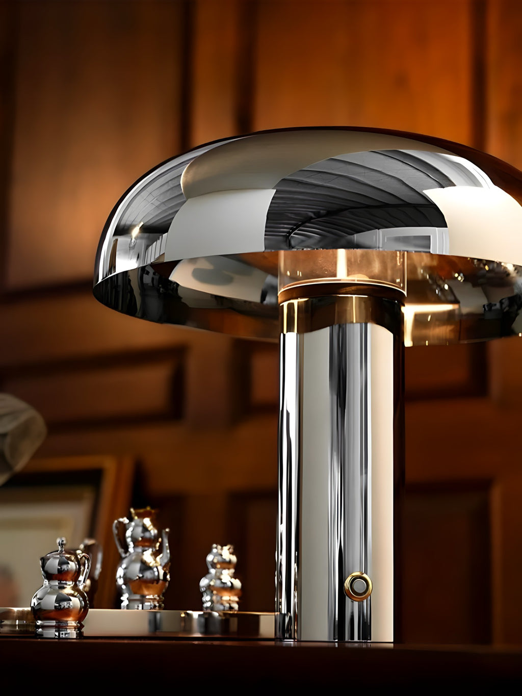 Stainless Steel Bedside Table Lamp