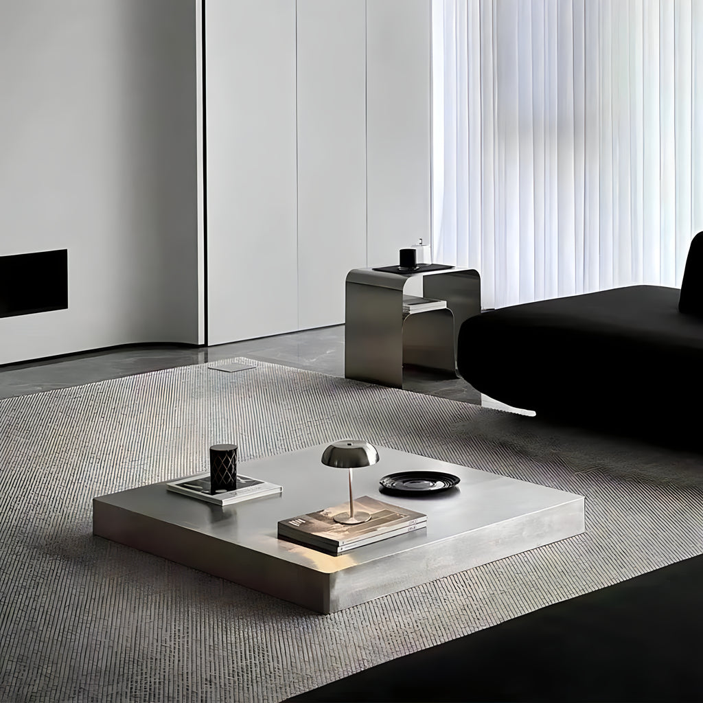 Stainless Steel Square Side Table