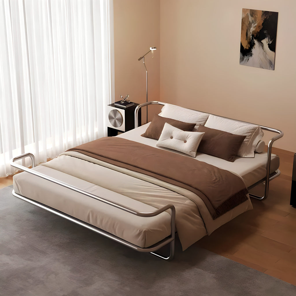 Suspended Stainless Steel Double Bed