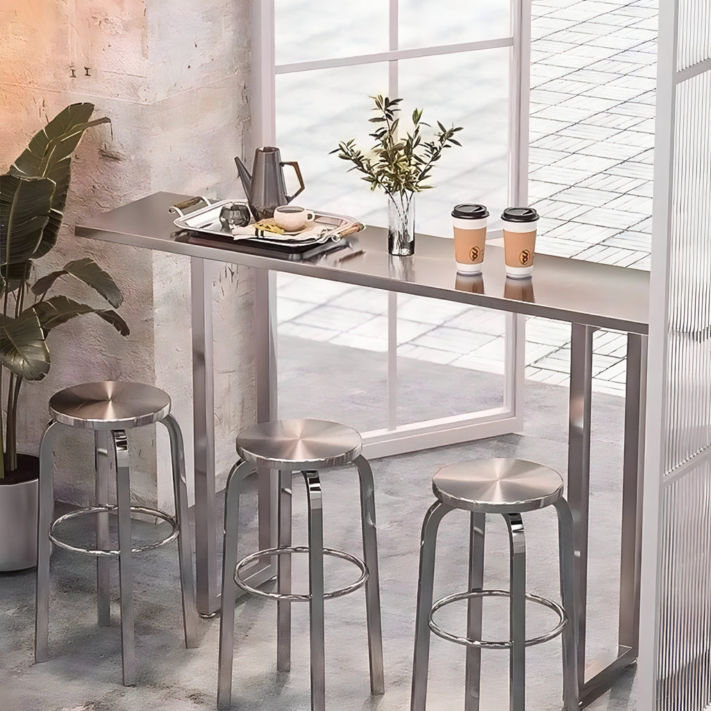 Swivel Stainless Steel Bar Stool