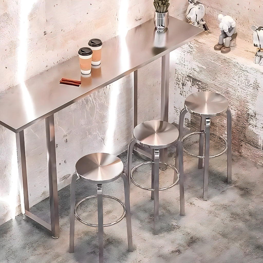 Swivel Stainless Steel Bar Stool