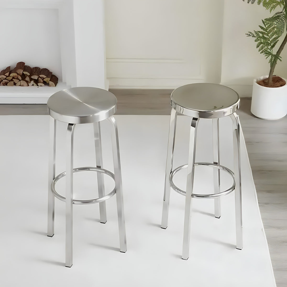 Swivel Stainless Steel Bar Stool