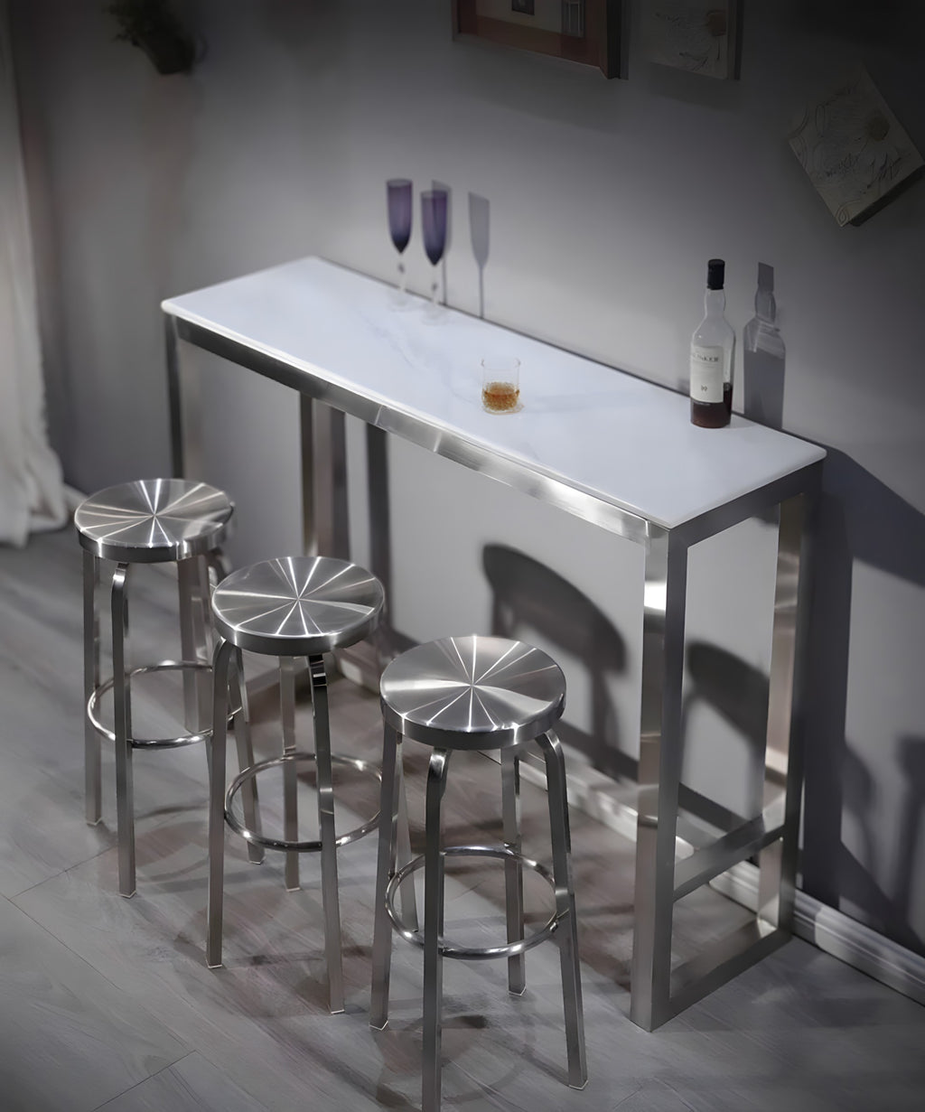 Swivel Stainless Steel Bar Stool