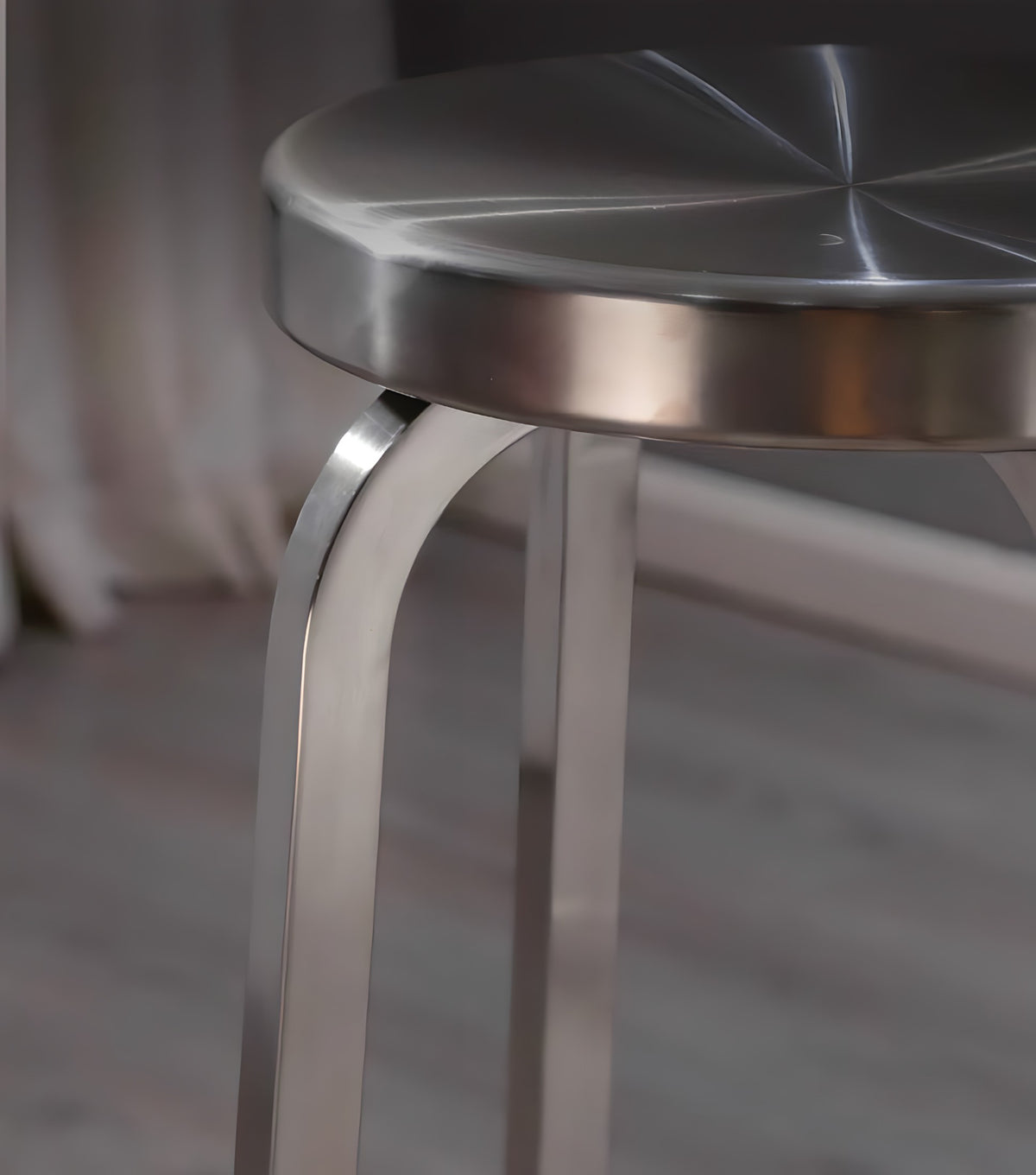 Swivel Stainless Steel Bar Stool