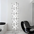 Tall Sculptural Steel Floor Lamp