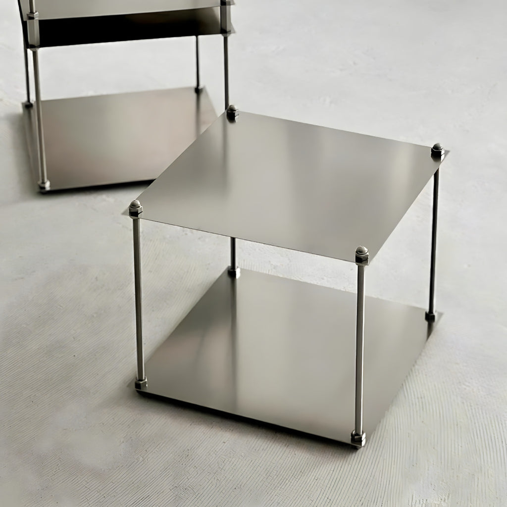 Tiered Stainless Steel Display Stand