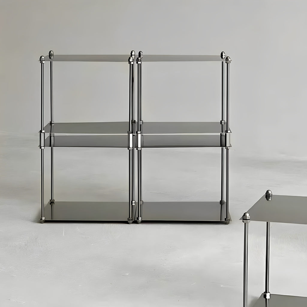 Tiered Stainless Steel Display Stand