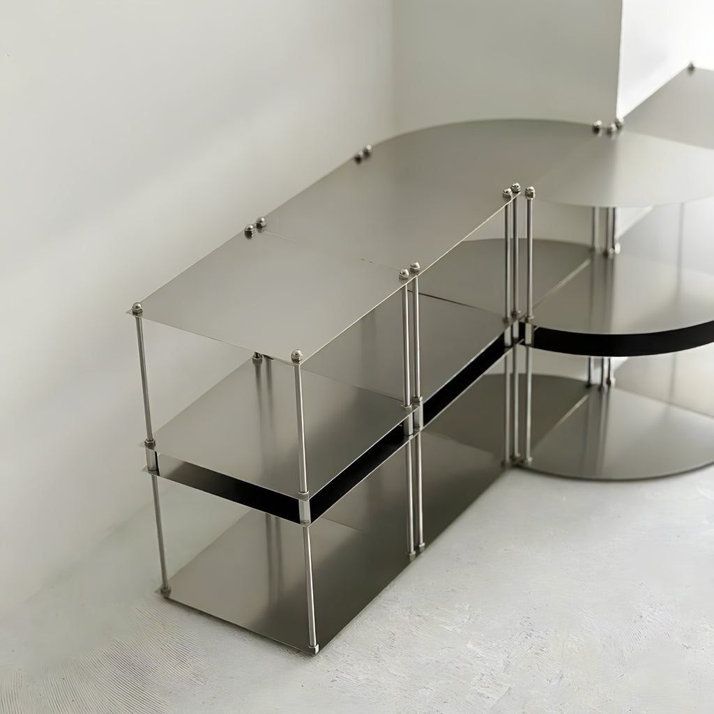 Tiered Stainless Steel Display Stand