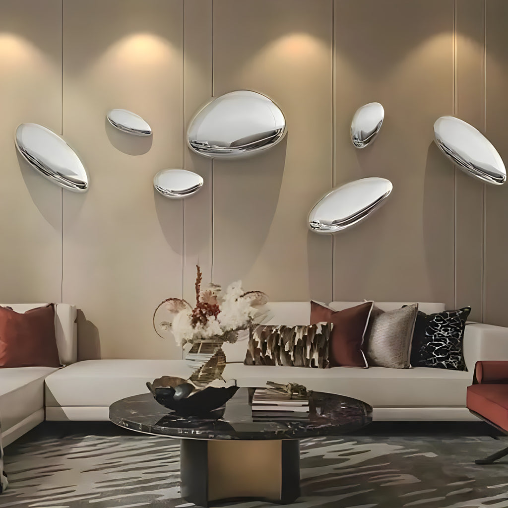 Water-Drop Metal Wall Decor
