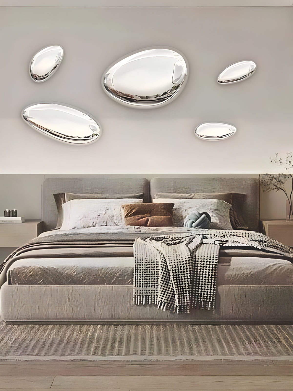 Water-Drop Metal Wall Decor